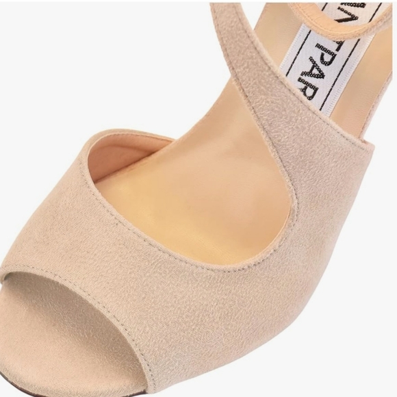 NWT Elegantpark Women's Peep Toe High Heels Size 7 - Picture 5 of 15